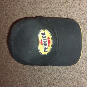Pennzoil Embroidered Logo Mechanic Strapback Hat Cap